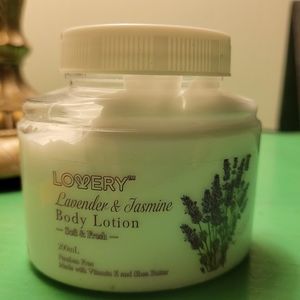 NWOT LOVERY lavender and jasmine body lotion